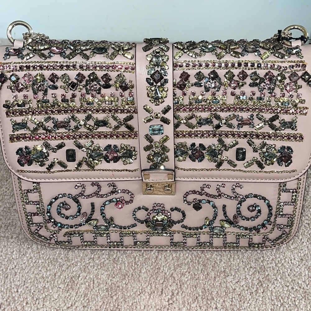 Valentino Garavani jeweled glam lock shoulder bag